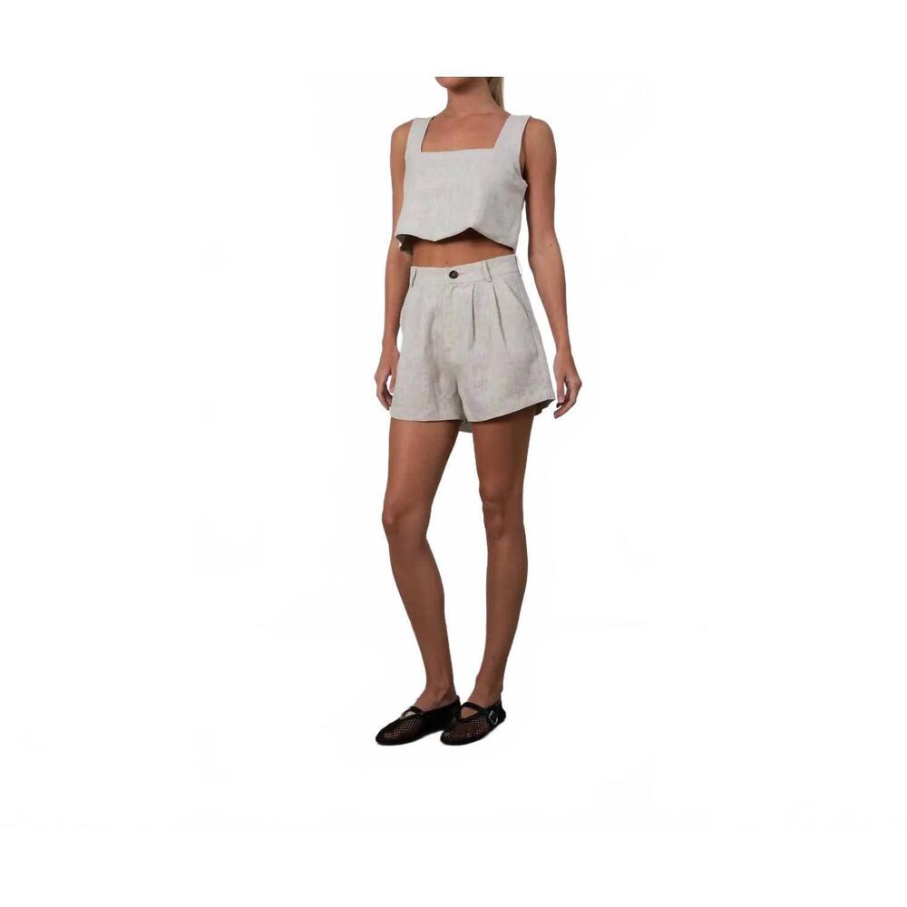 NEW PARENTEZI candy crop top in oat - Picture 3 of 4